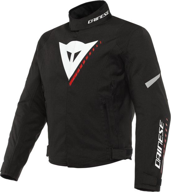 Dainese Veloce D-Dry Jacket - Black/White/Lava Red - Men's - Size 48