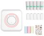 OEM Draagbare mini-fotoprint, 13 rollen, compatibel met iOS/Android, roze