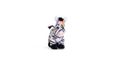 Trudi SW Col Zebra met bloemen, lente pluche met bloem, Spring Collection, pluche dier voor Pasen, 4 x 10 x 7 cm, maat XXS, Sweet Collection, model 51382