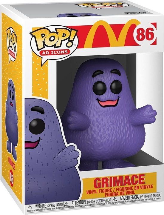 Funko Pop! Ad Icons: Grimace (McDonald's) Vinyl Figure