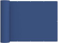 vidaXL Balkon Privacy Scherm 200 x 400 cm Stof met PU-coating Blauw