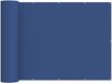 vidaXL Balkon Privacy Scherm 200 x 400 cm Stof met PU-coating Blauw