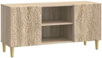 vidaXL TV-kast 102 x 34,5 x 50 cm Sonoma Eiken Bewerkt hout