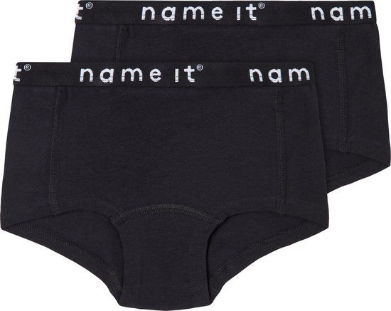 NAME IT NKFHIPSTER 2P NOOS Girls' Briefs - Size 122/128