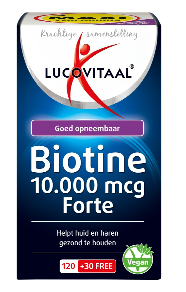 Lucovitaal Lucovitaal Biotine 10.000mcg Zuigtabletten