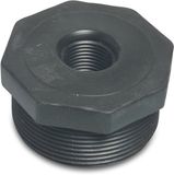 Deltafix verloopsok binnendraad pp zwart 1 1/4 inch naar 1 inch