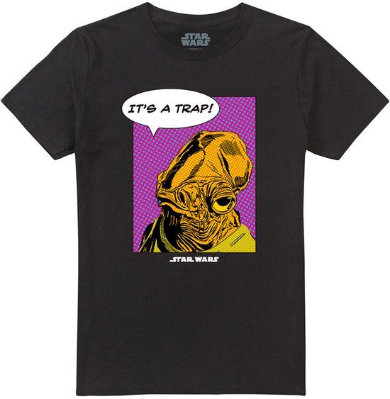 Star Wars It's a Trap Heren T-shirt - zwart - L