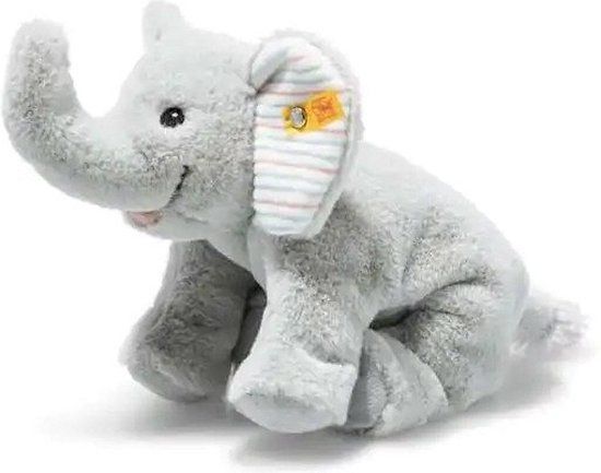 Steiff Soft Cuddly Friends Floppy Trampili Olifant - 20 cm - Grijs