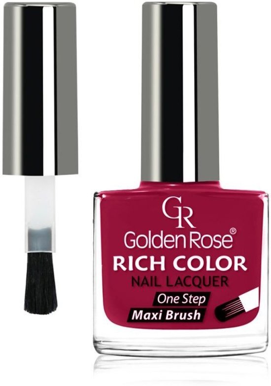 Golden Rose Rich Color rode nagellak 29, 10,5 ml. Topnagellak, gemakkelijk en snel