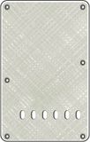 Boston BP-413-PWW back plate, string spacing 11,2mm, 4 ply, standard Stallion, 86x138mm, pearl white webbing