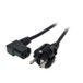 EFB Elektronik Schuko 180° - C13 90° 5m Zwart