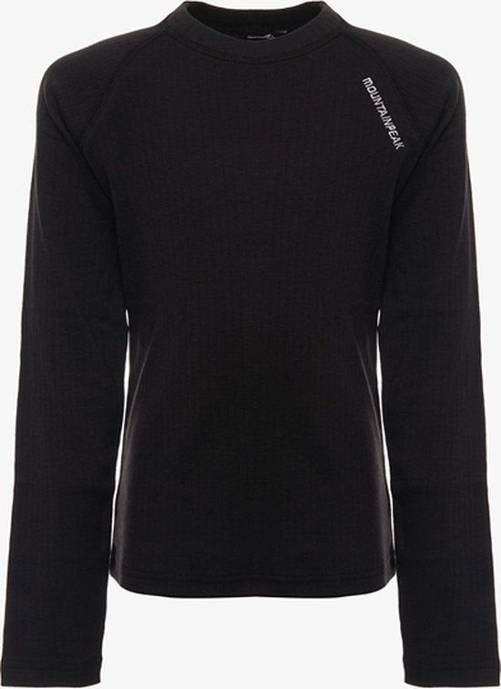 Mountain Peak kinder thermo shirt met lange mouwen - Zwart - Maat 164