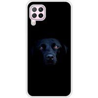 Huawei Bedrukt siliconen hoesje compatibel met P40 Lite Chien noir