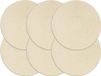 vidaXL Ronde Placemats - Katoen - Set van 6