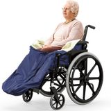 Bramble Marineblauwe Fleece Rolstoel Beenhoes