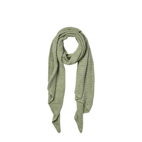 PIECES PCPYRON scarf olive green