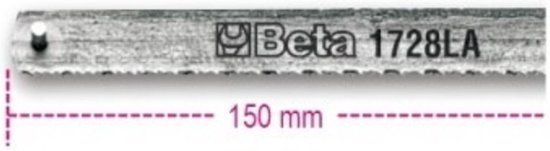 Beta 1728la zaagblad 150mm voor zaagbeugel