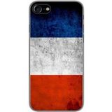 Apple iPhone SE 2020/2022 Siliconen Hoesje Franse Vlag