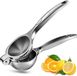 Merkloos Handmatige Citruspers Roestvrij Staal 6 cm Diameter