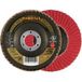 Rhodius JUMBO SPEED G disque lamelle grain 60 inox, acier 10 pc.