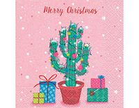 Servetten Cactus Servetten papier versierd 33 x 33 cm. 20u