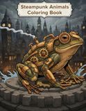Steampunk Animals Coloring Book: 50 Detailed Mechanical & Mythical Animals