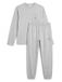 Calvin Klein heren pyjamaset lang monogram logo grijs