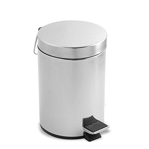 Metaltex vuilnisemmer, pedaalemmer, rond, roestvrij staal