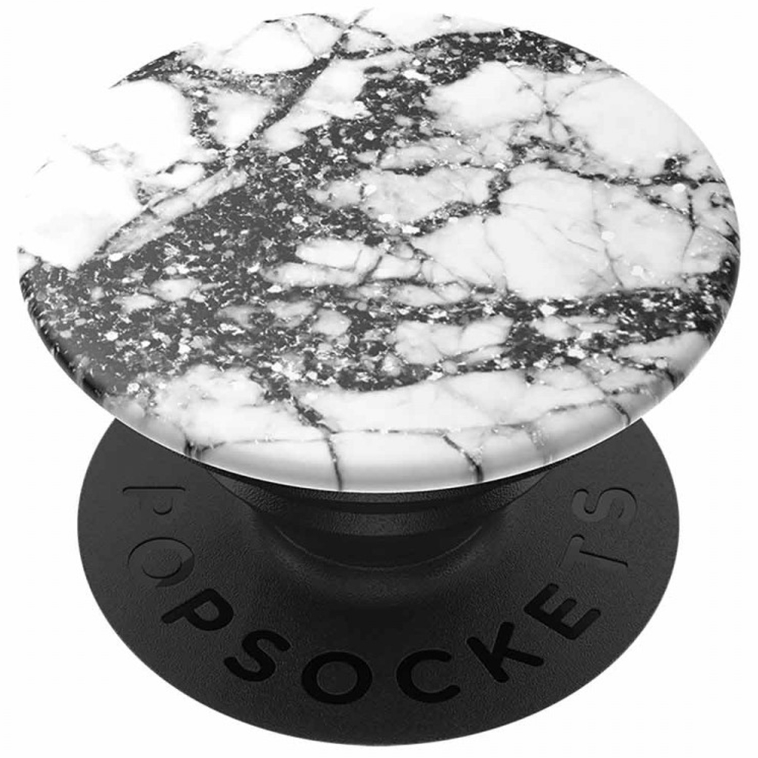 PopSockets PopGrip - Black Sparkle Marble