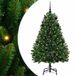 vidaXL Kunstkerstboom 150 cm 150 LED's Warmwit PVC en Staal Groen