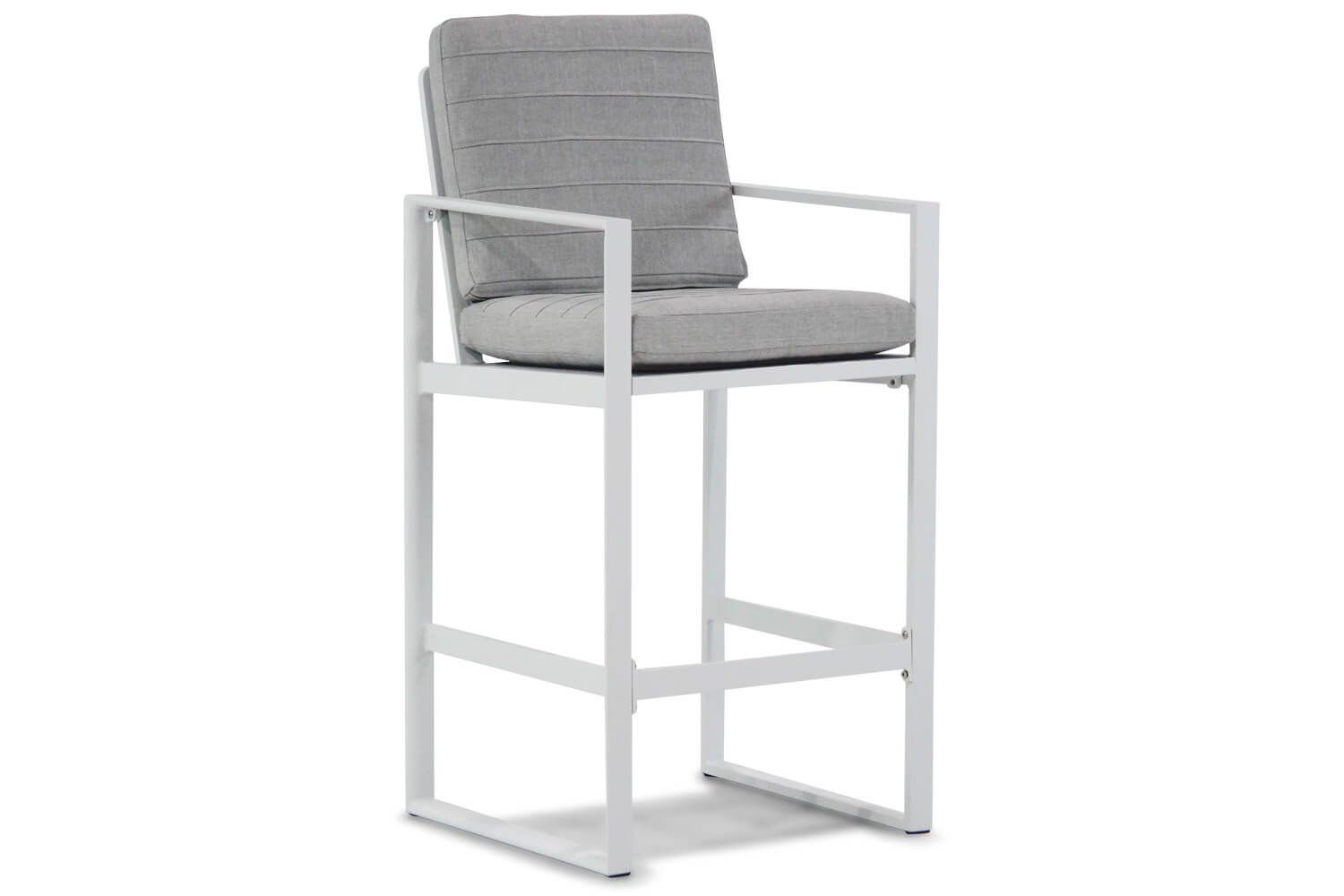 Santika Zaga Bar Stool - White