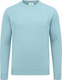 Vercate - Luxe Crewneck Pullover - Lichtblauw / Blauw - Regular Fit - Knit / Knitted Heren Sweater / Trui - Maat XXL