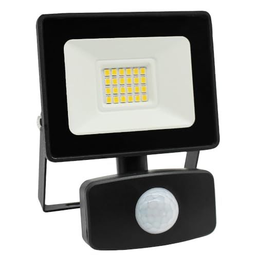 Megatron ISPOT S PIR MT68030 LED-buitenspot met bewegingsmelder EEK: D (A - G) 9W neutraal wit