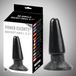 Power Escorts Rocket Drill Stevige Anal Plug Zwart