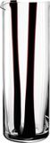 Leonardo Banda Nera Waterkaraf 1 liter Glas Zwart