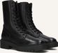 BLASZ P7337 Veterboots Dames Zwart Leer Maat 42