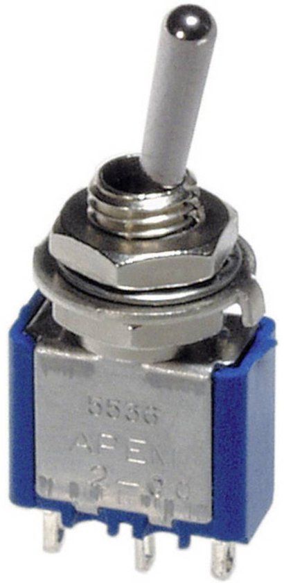 APEM 5246AB Tuimelschakelaar 250 V/AC 3 A 2x aan/aan Continu