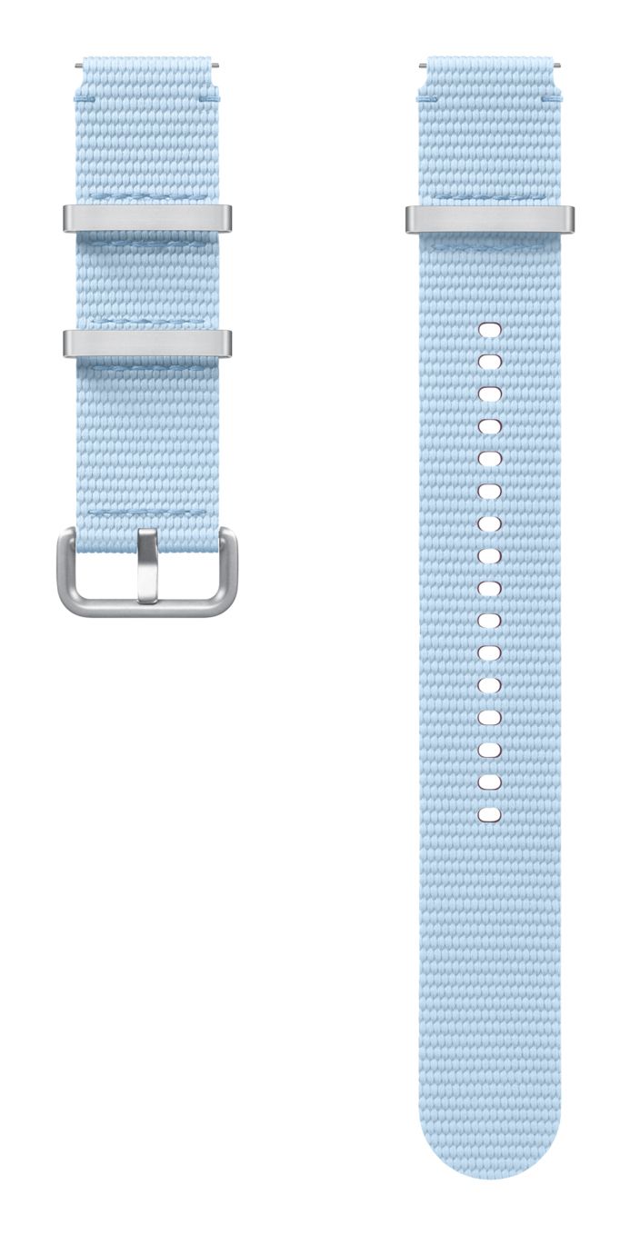 Samsung Galaxy Watch7 Athleisure Band (M/L) - Lichtblauw