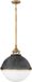 Hinkley LED Hanglamp Fletcher | 3X E27 Max 60W | Dimbaar | Aged Zinc & Heritage Brass