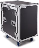 Trojan Pro Gear4music Trojan Pro 12U Heavy-Duty Pop-Up Mixer Rack Flight Case
