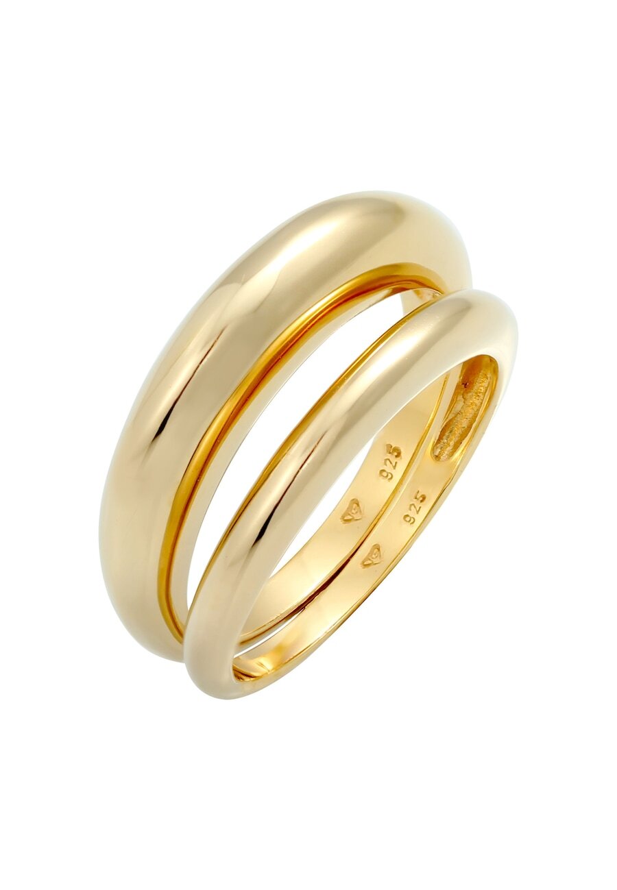 Elli PREMIUM Elli PREMIUM Elli PREMIUM Ring Dames Ring Set Basic Chunky Trend Blogger in 925 Sterling Zilver Ringen