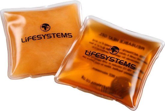 Lifesystems Handwarmers Herbruikbaar Transparant/Oranje 2 Stuks