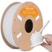 TPU filament d'imprimante 3D - Shore 90A, 1,75 mm - Flexible - Précision ±0,03 mm - Bobine de 1 kg - Blanc