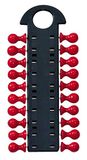 Laurel Naaldmagazijn rood VE=1