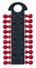 Laurel Naaldmagazijn rood VE=1