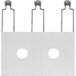 Kemet Condensateur céramique à montage traversant 100 nF 63 V/DC 20 % (l x l x h) 3,8 x 2,5 x 5,8 mm 1 pièce(s) Bande