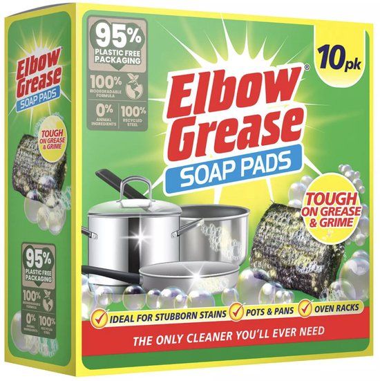 Elbow Grease Zeep Pads - Schoonmaak Sponsen - 10 stuks