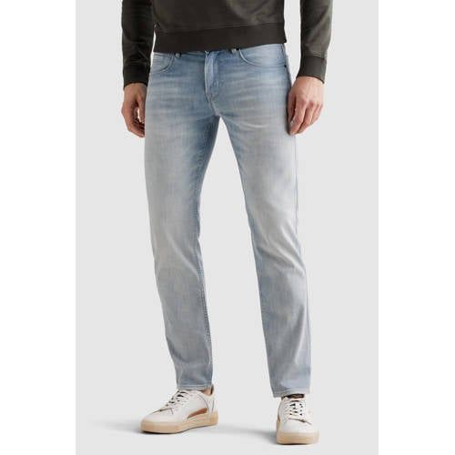 PME Legend NIGHTFLIGHT regular fit jeans met textuur light blue denim