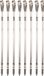 Vaggan brochettes BBQ - 16x pièces - Acier inoxydable - 41 cm