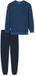 Schiesser Comfort Essentials Pyjama 181156 Atlantic Blue Maat L